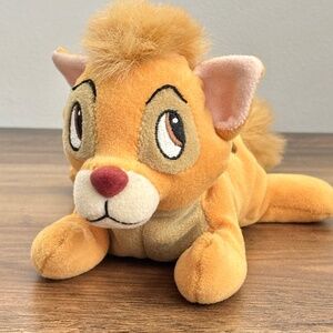 VINTAGE Disney Oliver & Company OLIVER CAT Bean Bag Plush Walt Disney Co. Animal